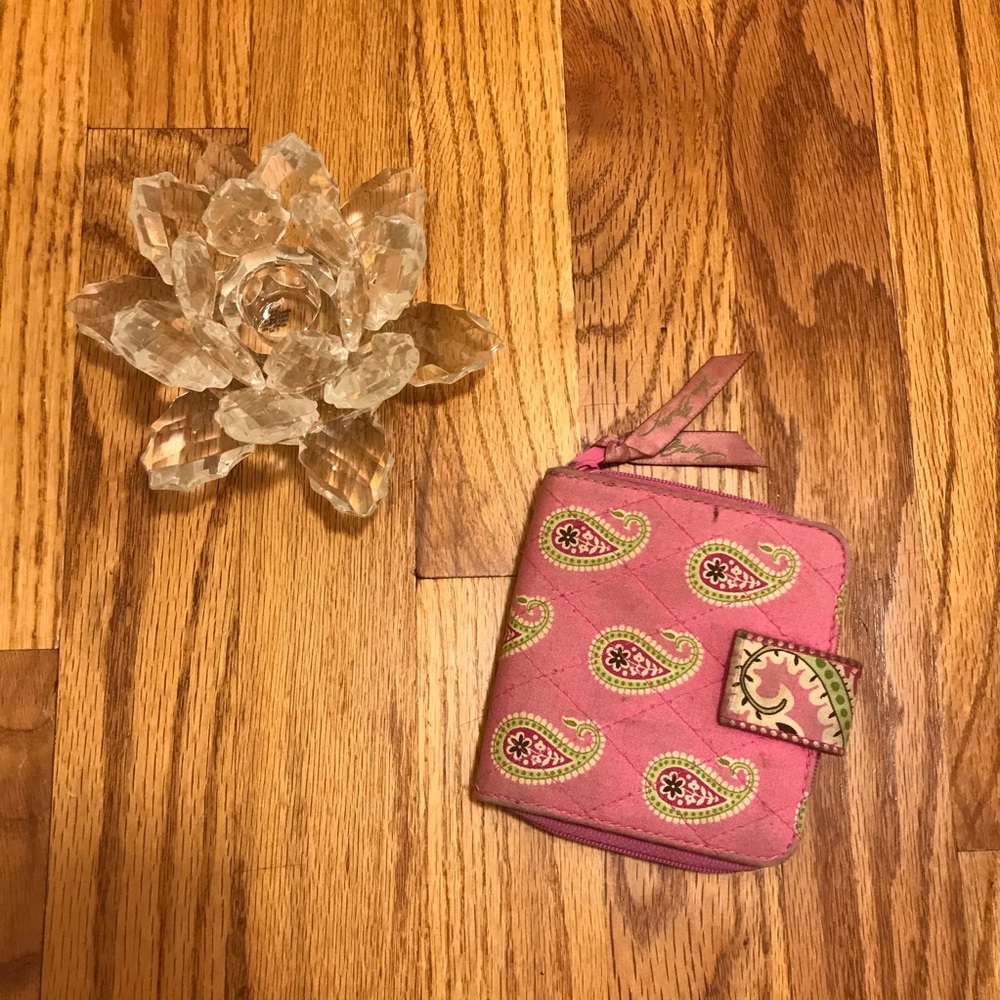 VERA BRADLEY Pink Paisley Wallet